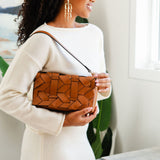 THE ZENOBIA WOVEN CLUTCH