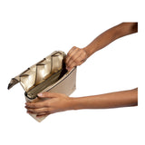 THE ZENOBIA WOVEN CLUTCH
