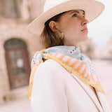 ROSALIE FLOWERS FUSCHIA HAT: M