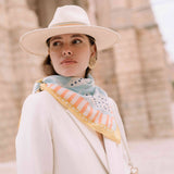 ROSALIE FLOWERS FUSCHIA HAT: M