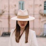 ROSALIE FLOWERS FUSCHIA HAT: M
